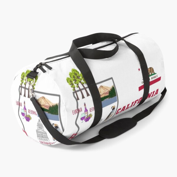 Item preview, california tourist map with landmarks and famous symbols, USA, United states designed and sold by mashmosh.
