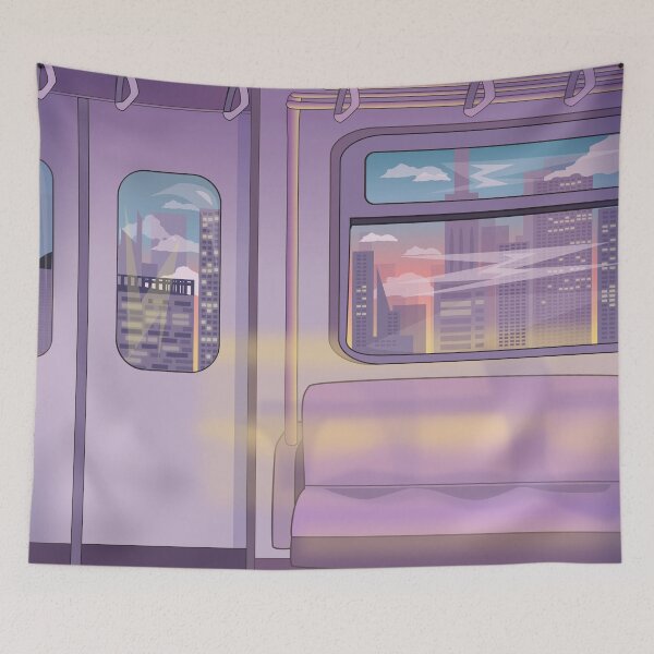 Item preview, Anime subway scenery l anime aesthetic designed and sold by Bossin.