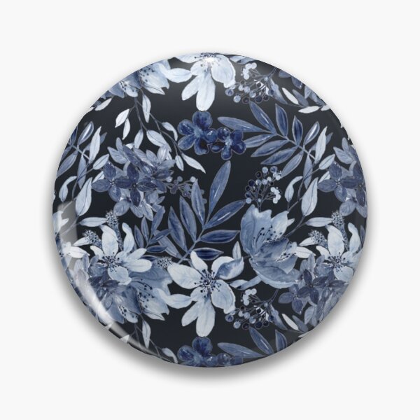 Item preview, Midnight Blue Flower Garden designed and sold by J Marielle Designs.