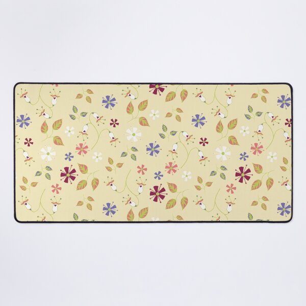 Item preview, Mid Century Flora Vintage Creme designed and sold by AngieHursh.