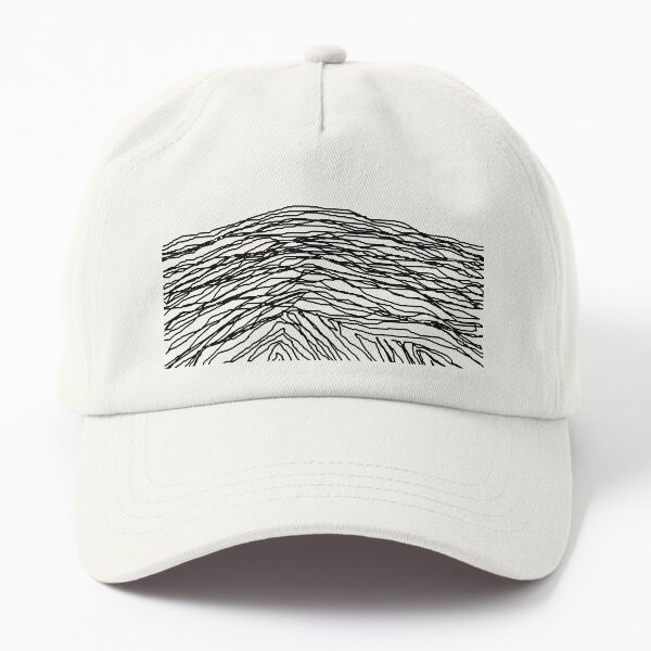 Mountain 4 (black print) Dad Hat