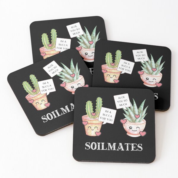 Item preview, Soilmates - Aloe You So Much - Gardeners Pun, Funny Plant Lover, Vegan Design designed and sold by CatMDesigns.
