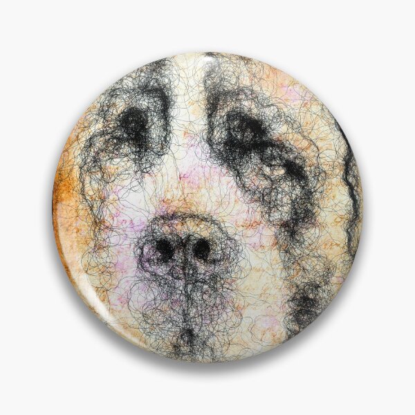 Item preview, Portrait of Old St. Bernard dog designed and sold by Aenota.