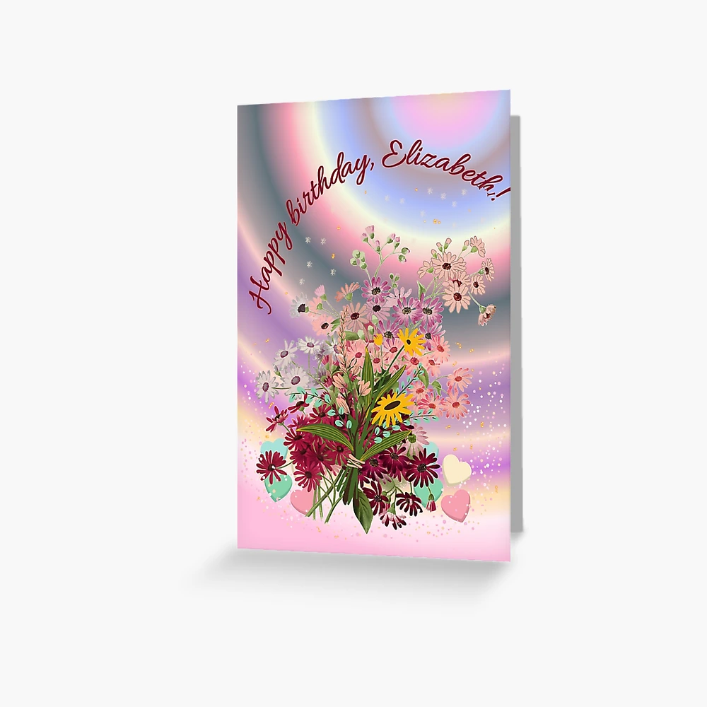 Happy Birthday, Elizabeth! Greeting Card for Sale by Eklectikos