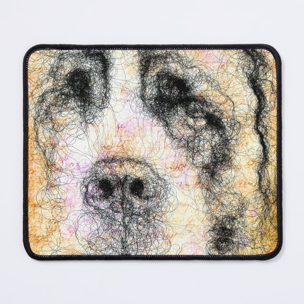 Item preview, Portrait of Old St. Bernard dog designed and sold by Aenota.