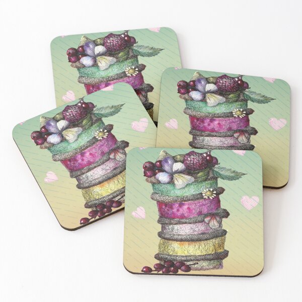 Item preview, Vintage Retro Pop Art Dessert Layer Ice Cream Sandwich Cake  designed and sold by TheKingdomAttic.