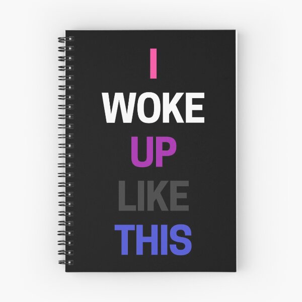 Item preview, I Woke Up Like This. Genderfluid Pride designed and sold by Subtle Pride Shop.