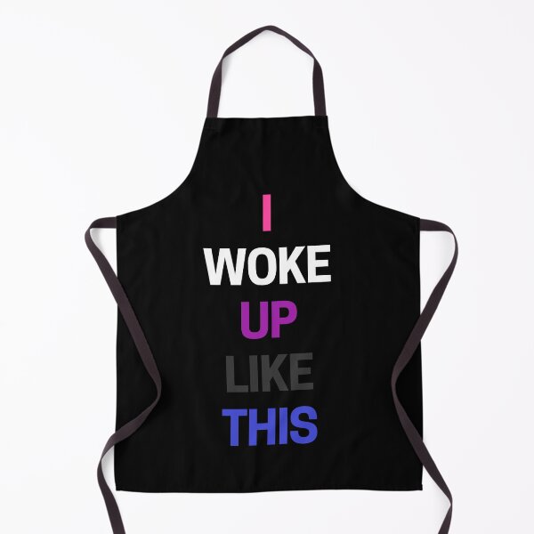 Item preview, I Woke Up Like This. Genderfluid Pride designed and sold by Subtle Pride Shop.