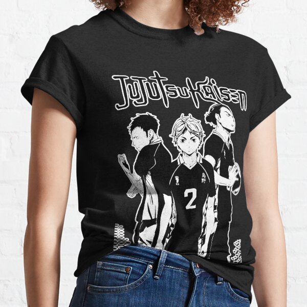jujutsu kaisen haikyuu T-shirt classique