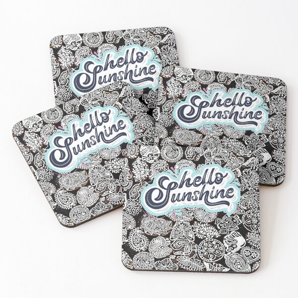 Item preview, Hello Sunshine Black & White Filigree Design designed and sold by Sherri Bushee.