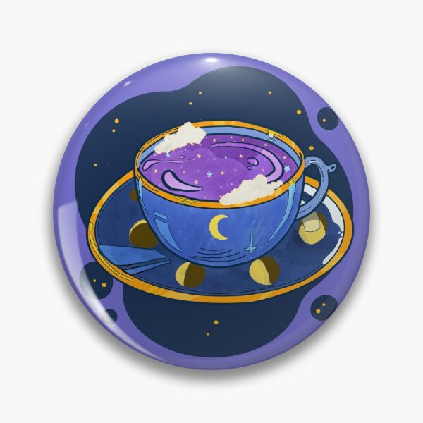 Aperçu de l'œuvre Petite tasse de thé de sorcière de l'espace Impression artistique créée et vendue par The Silent Princess.
