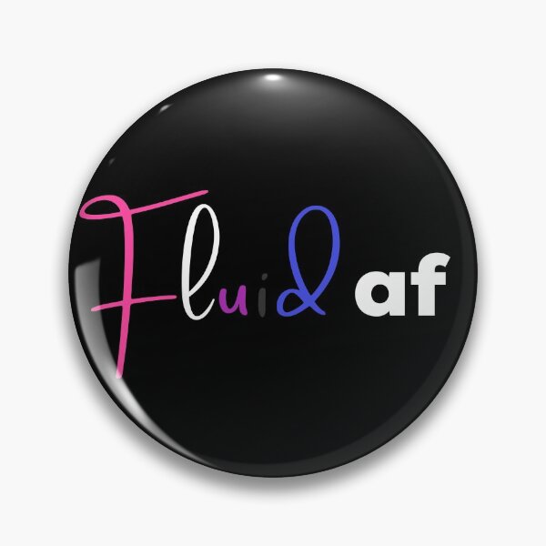 Item preview, Fluid af. Genderfluid Pride designed and sold by Subtle Pride Shop.