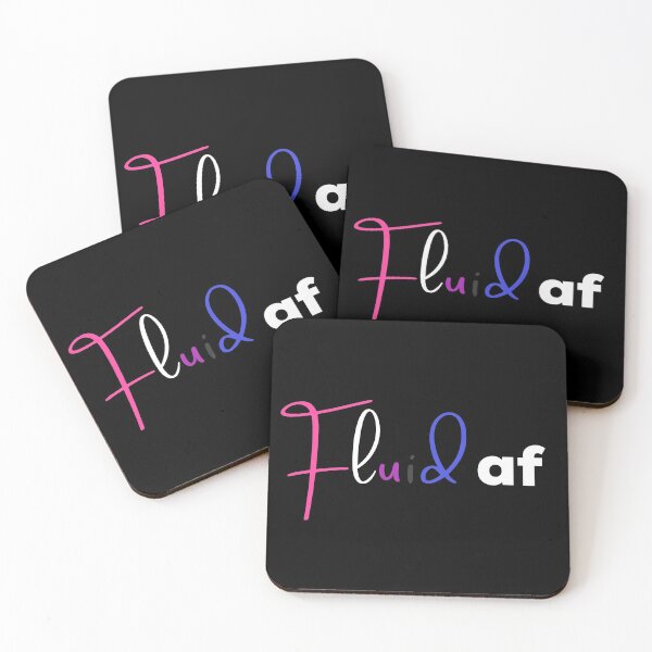 Item preview, Fluid af. Genderfluid Pride designed and sold by Subtle Pride Shop.