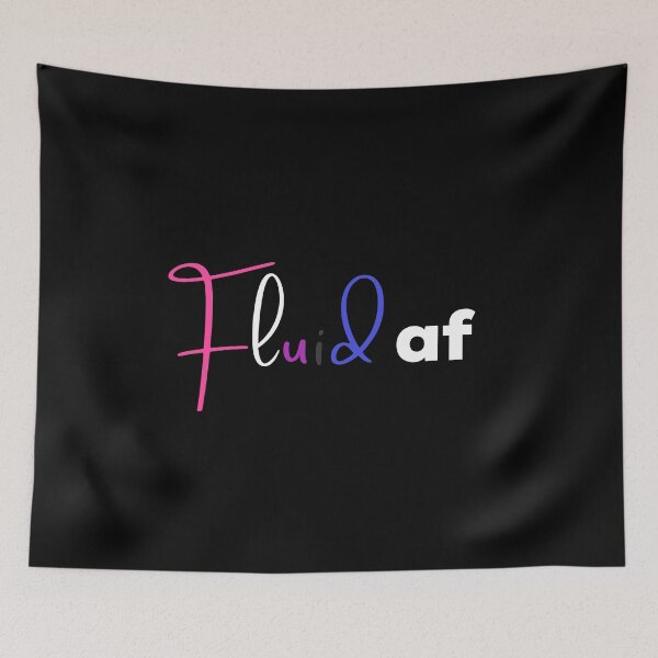 Item preview, Fluid af. Genderfluid Pride designed and sold by Subtle Pride Shop.