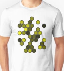 Yellow Honeycomb Slim Fit T-Shirt
