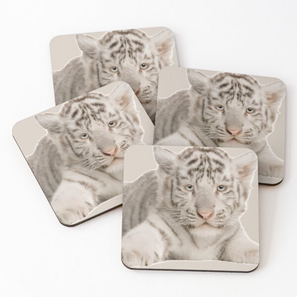 Item preview, The White Tiger Cub Spread Its Paws designed and sold by Phantasmal-2-do.