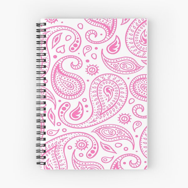 Item preview, Paisley Pattern Pink on White Background Bandana Style Design designed and sold by Troy Krieger.