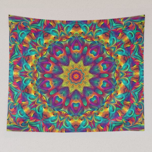Artikelvorschau, Blume des Lebens Mandala (Fiesta) entworfen und verkauft von Mandala Of Life.