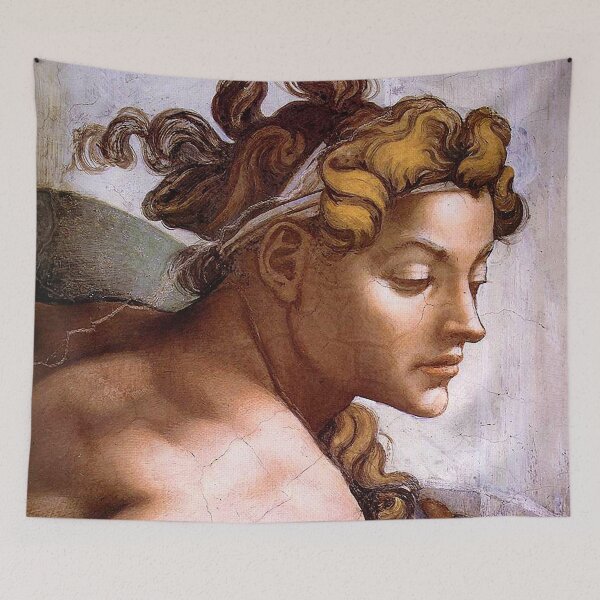Item preview, Michelangelo Buonarroti "Ignudo' (detail) designed and sold by Alexandra Dahl.