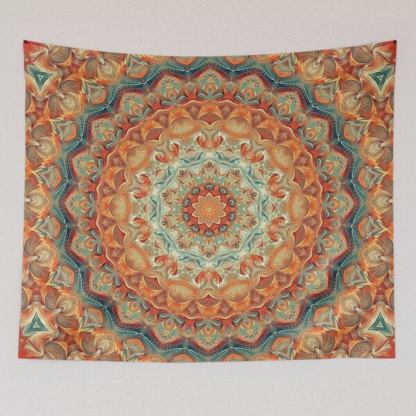 Artikelvorschau, Blume des Lebens Mandala (Navajo) entworfen und verkauft von Mandala Of Life.