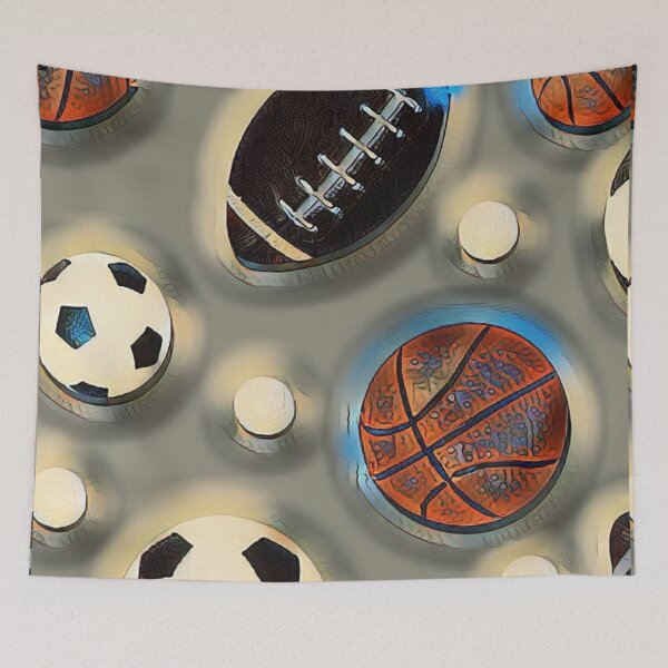 Item preview, Sports Variety Patterned  designed and sold by Designs By YL.