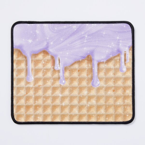 Item preview, Lavender Purple Ice Cream and Waffle Sweet Yummy Pattern designed and sold by Jolly-Yosei.