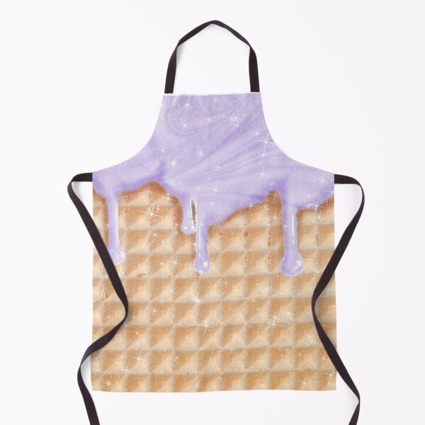Item preview, Lavender Purple Ice Cream and Waffle Sweet Yummy Pattern designed and sold by Jolly-Yosei.