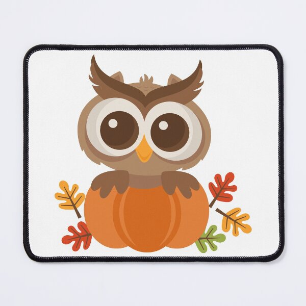 Item preview, cute autumn owl designed and sold by Pennycoolcat.