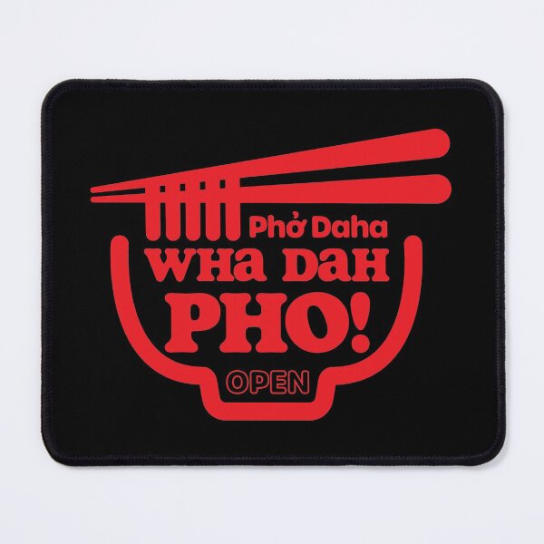 Item preview, Wha Dah Pho? (Red on Black) designed and sold by Justin Ellis.