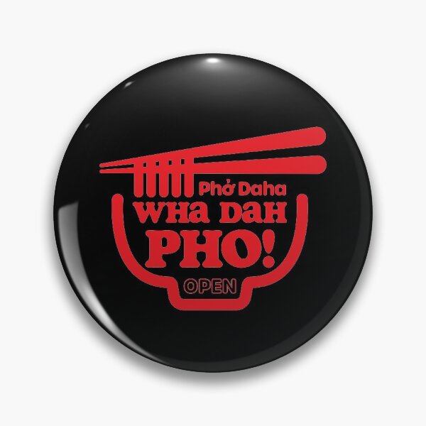 Item preview, Wha Dah Pho? (Red on Black) designed and sold by Justin Ellis.