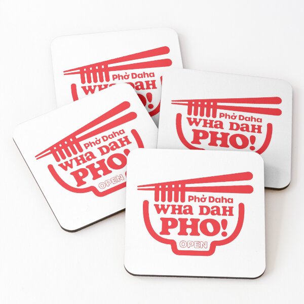 Item preview, Wha Dah Pho? (Red on White) designed and sold by Justin Ellis.