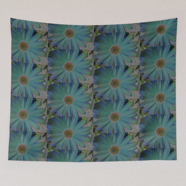 Item preview, One Lovely Daisy in Greens and Blues designed and sold by LavishWithLove.