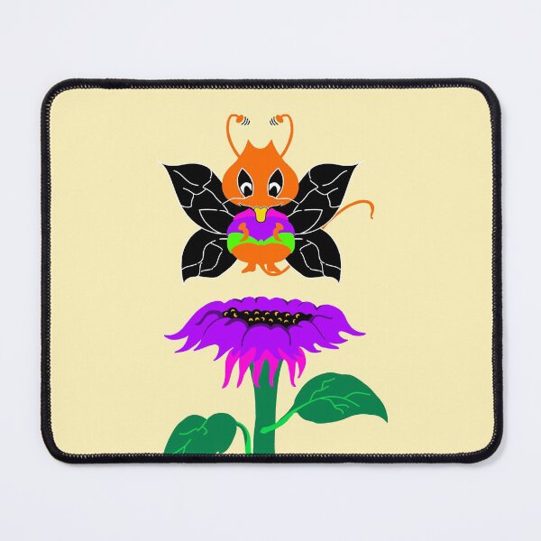 Item preview, Buzzer the Bee Flower Purple designed and sold by Czerra.