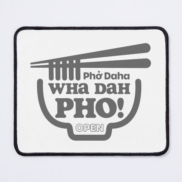 Item preview, Wha Dah Pho? (Gray on White) designed and sold by Justin Ellis.