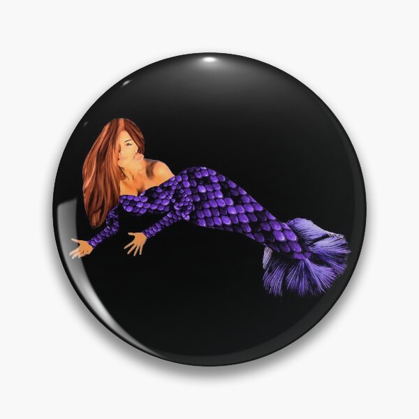 Item preview, La Sirena Mermaid in Purple designed and sold by janraydesigns.