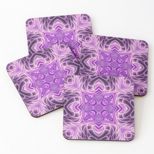 Item preview, Dramatic Purple Pink Hearts and Lights Kaleidoscope  designed and sold by SeaChangeDesign.