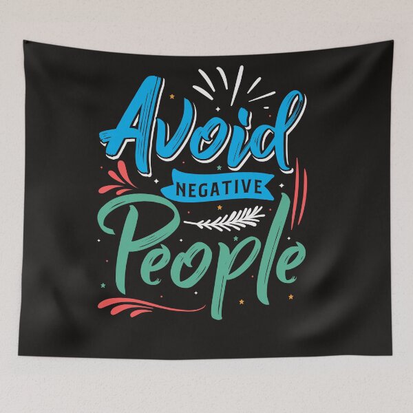 Item preview, AVOID NEGATIVE PEOPLE designed and sold by Luckydoe1.
