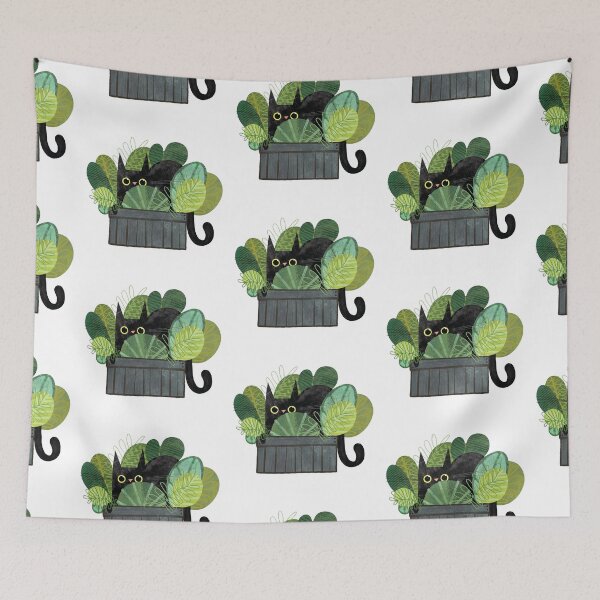 Item preview, Flower Cats in wonderland Scratch Fever Hang on Chill Like Cat snuggle like cat Love Cat Animal lover Art Design Happy Apparel Essential Inspiration Joy Mood Funny Cat designed and sold by DesignByHeartUK.