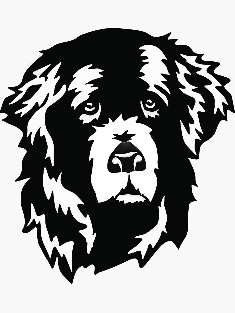 Sweet Newfoundland Dog Face by itsmechris