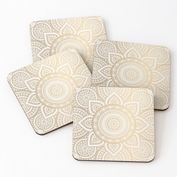 Item preview, White & Gold Mandala  designed and sold by Flora22.
