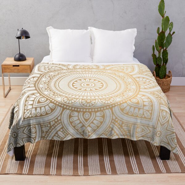 Item preview, White & Gold Mandala designed and sold by Flora22.