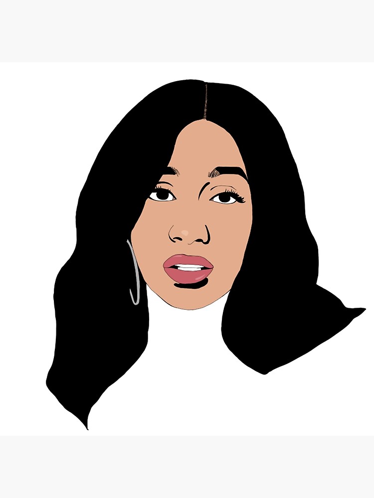 "CARDI B" Poster For Sale By Maddie-g- | Redbubble