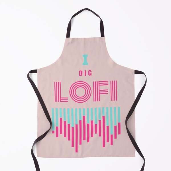 Item preview, I DIG LOFI bright colors + audio wave suitable for man / women / kids designed and sold by MonkeyMental.