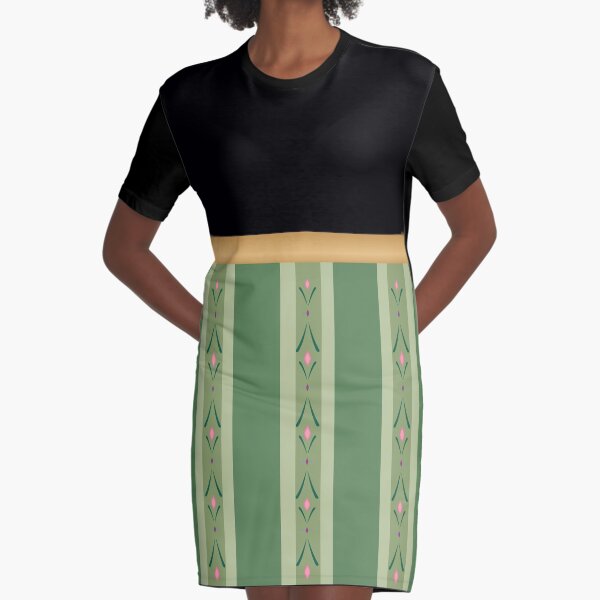 Nordic Princess Graphic T-Shirt Dress