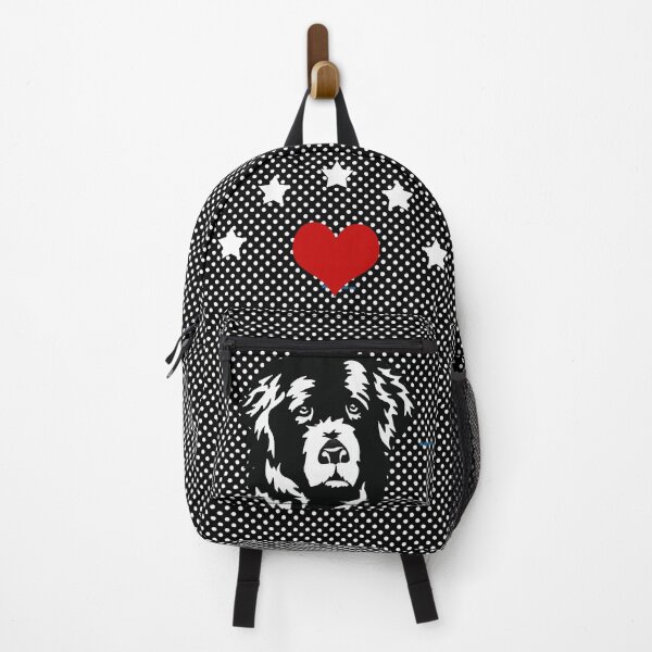 Sweet Newfoundland Dog Face Backpack