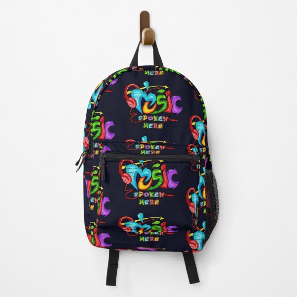 Item preview, Music spoken here (graffiti) designed and sold by SolidEarthArt.