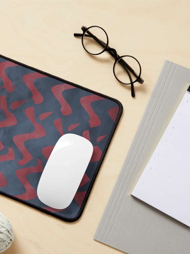 Thumbnail 3 of 5, Mouse Pad, Fog n Mist Orange Pattern designed and sold by LRGraphics.