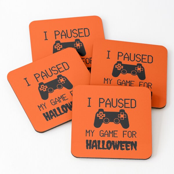 Item preview, i paused my game to celebrate halloween designed and sold by Hey-Nice-Shirt.