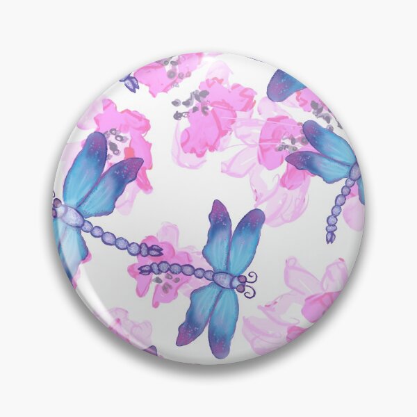 Item preview, Dragonflies and Flowers designed and sold by Ruthanndesigns.