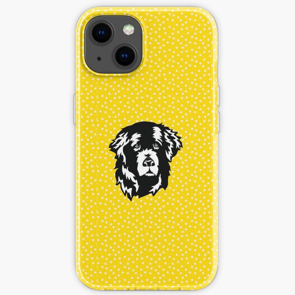 Sweet Newfoundland Dog Face iPhone Soft Case